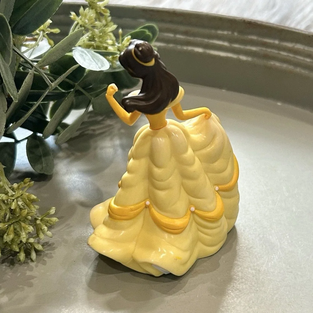 Disney Beauty‎ & The Beast Belle Collectible Figurine set Character Yellow Dress